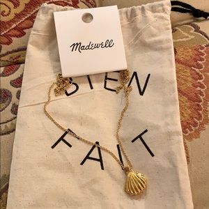 Madewell Clamshell Locket Necklace
